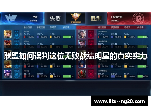 联盟如何误判这位无败战绩明星的真实实力